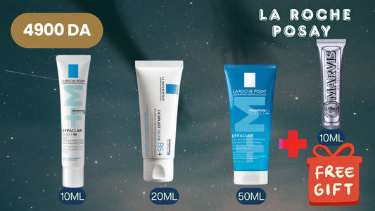 روتين للبشرة الدهنية -  LA ROCHE POSAY -ROUTINE PEAU GRASSE + 10ML MARVIS OFFERT